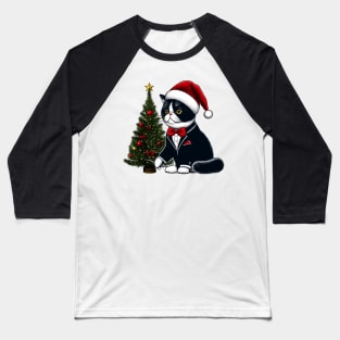 Exotic Shorthair Cat Christmas Baseball T-Shirt